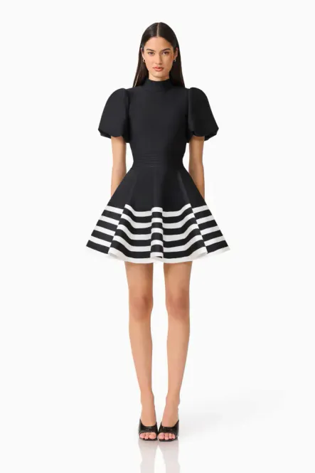 Hovedbilde Elliat, Ninette mini dress black & white