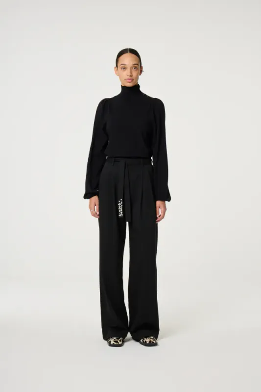 Fabienne Chapot, Molly pullover, sort og burgunder