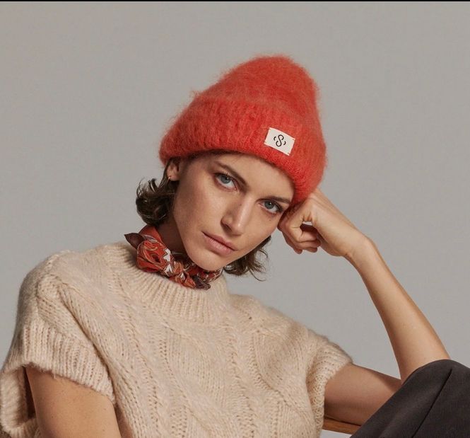 Hovedbilde Summum hairy beanie, brun, orange eller gråblå
