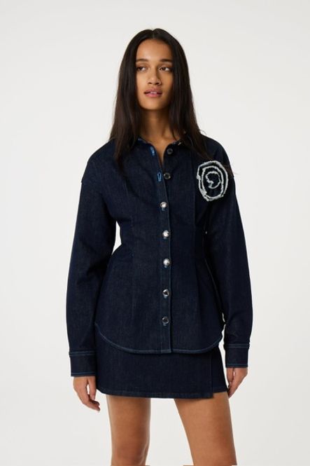Hovedbilde Fabienne Irina Blouse, mørk denim