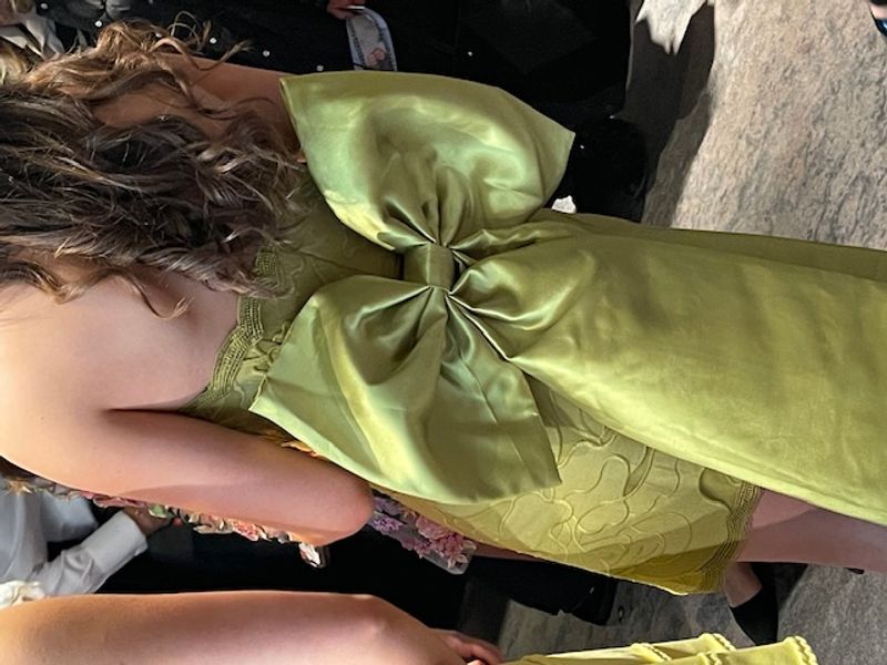 Elliatt florian mini dress, fargene Lemongrass og Ivory