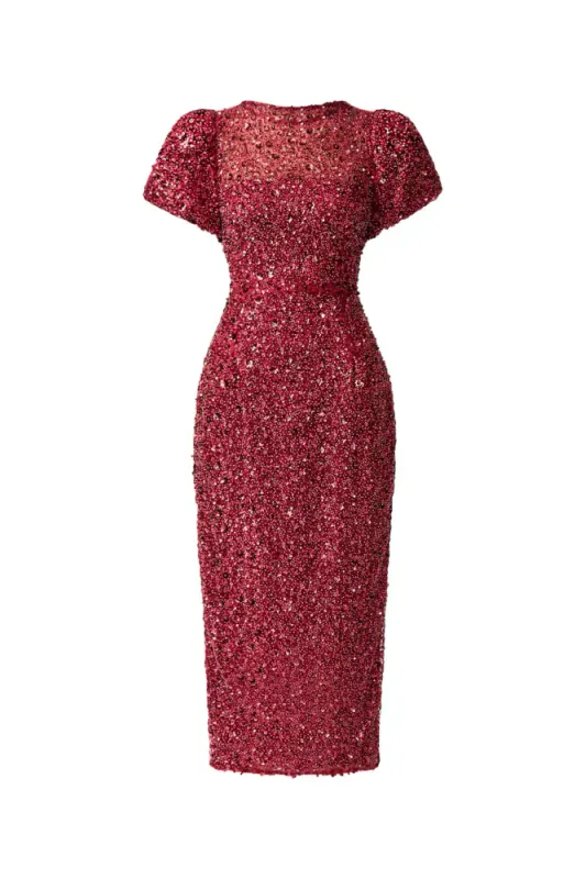 Elliatt, Carmen midi dress, rød