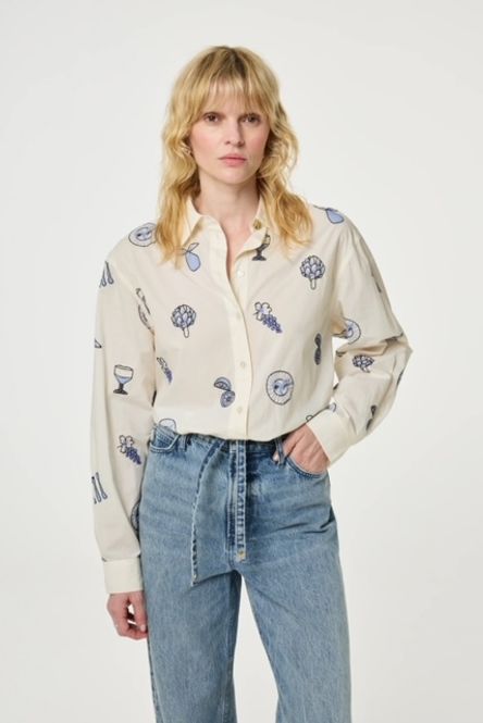 Hovedbilde Fabienne Chapot embroidered Lilot skjorte