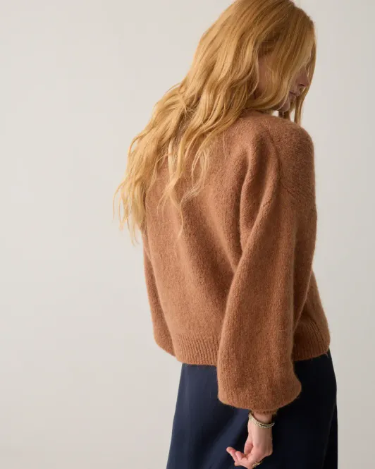 Hovedbilde Summum mohairblend cardigan, cinnamon