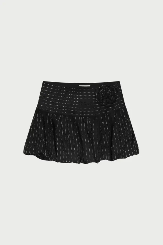 Fabienne Chapot Boba Rhinestone Skirt, sort