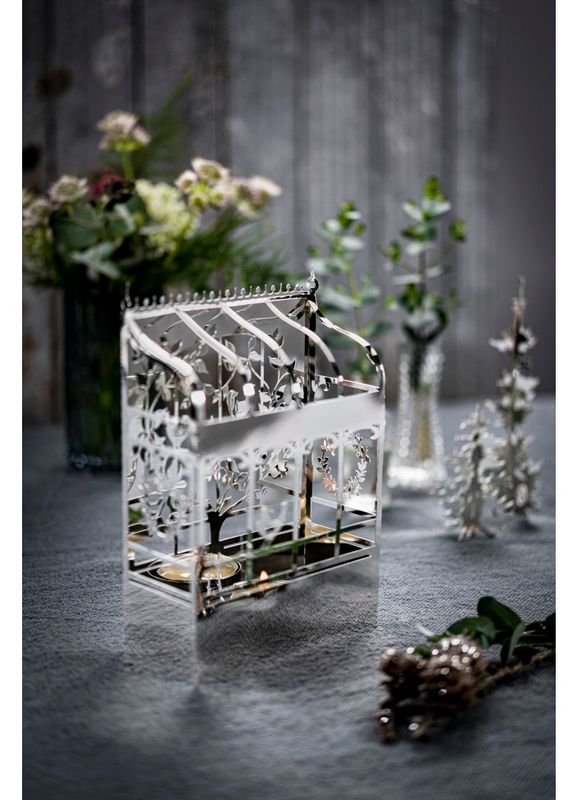 Jette Frölich, orangerie for telys, sølv