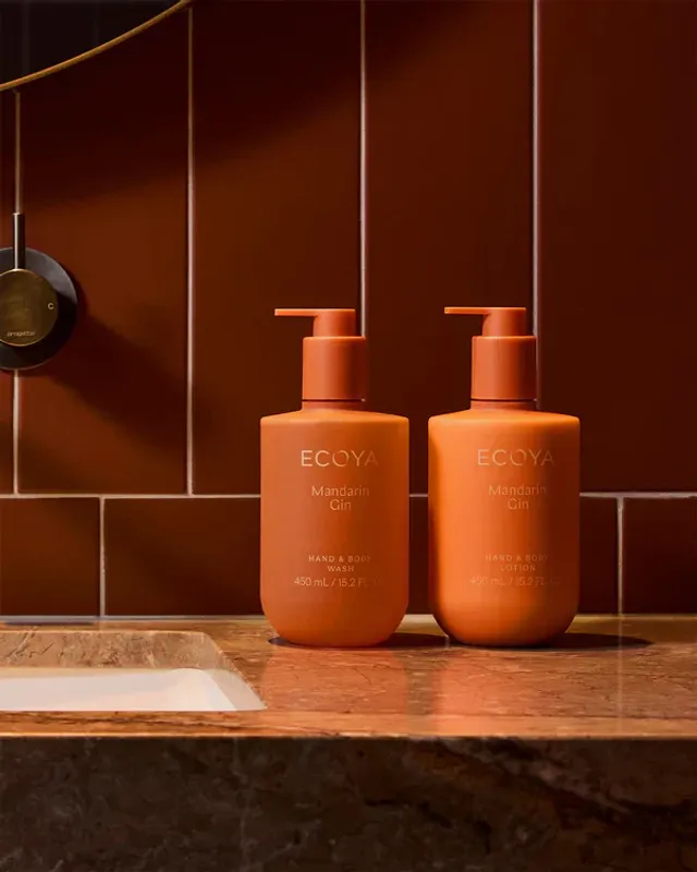 Ecoya Mandarin Gin, hand & body wash