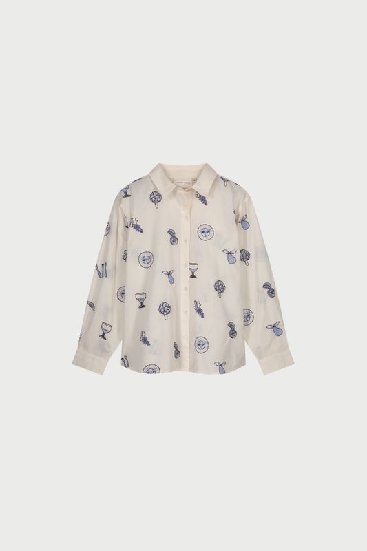 Fabienne Chapot embroidered Lilot skjorte