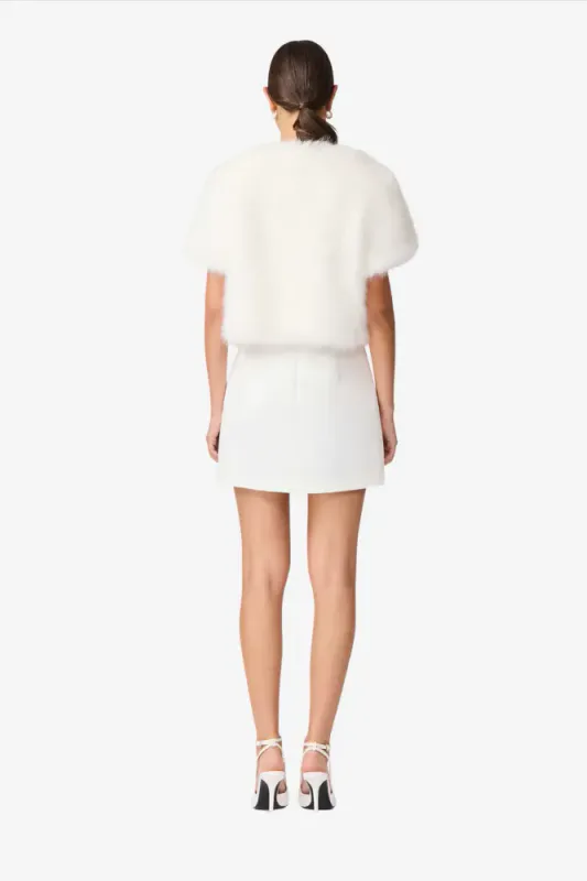 Elliatt Lucyna Bolero,faux fur, sort eller hvit