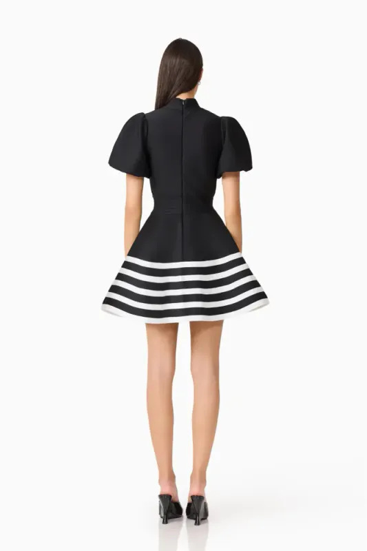 Elliat, Ninette mini dress black & white