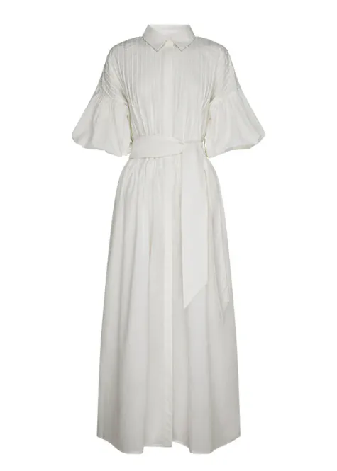 Hovedbilde MOS Aurelia maxi dress, hvit