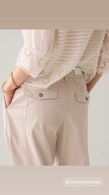 Hovedbilde Summum crispy cotton chinos, navy og beige