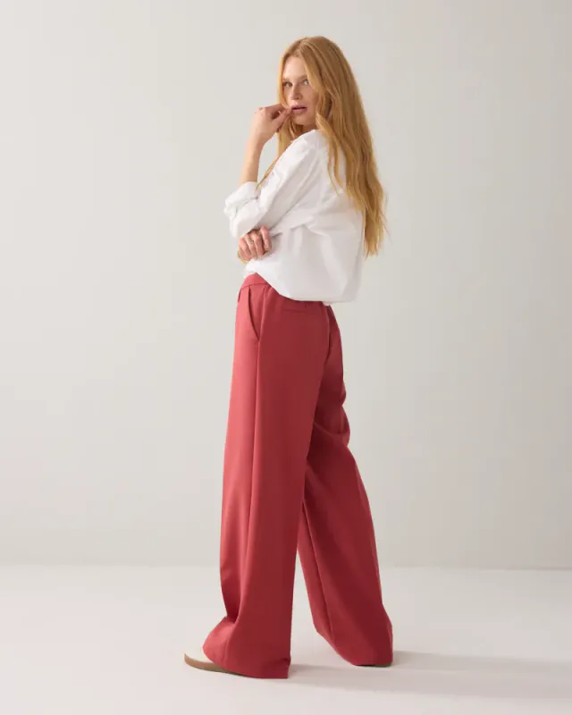 Summum dressbukse, naturhvit eller mursteinsrød