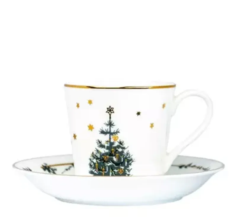 Jette Frölich vinterstjerne servise, kopp og skål